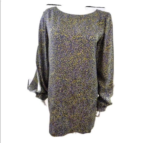 Elizabeth & James Silk dress slit baloon sleeves 6 - Picture 2 of 9